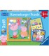 Puzzle 3*49 Pcs PeppaPig Ref: 05579