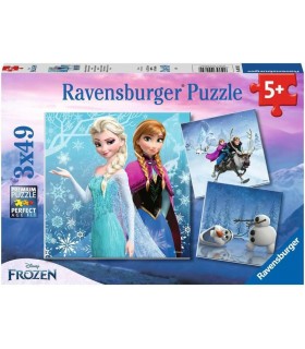 Puzzle Frozen 3*49 Pcs Ref: 09264