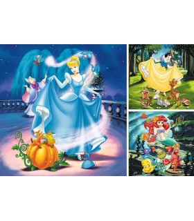 Puzzle Princesas Disney 3*49 Pcs 09339