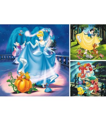 Puzzle Princesas Disney 3*49 Pcs 09339