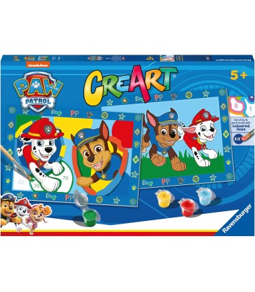 Creart Paw Patrol, Kit Pintar C/Numer.