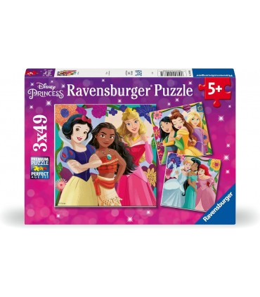 Puzzle Princesas 3*49Pcs Ref: 01068