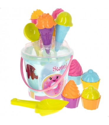 Set Cubo Playa 18Cm Helados Ref: 49265