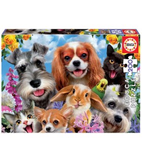 Puzzle 200Pcs Sefie Mascotas Ref: 19293