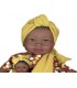 Muñeca Maria C/Bebe Brown 45Cm 6450