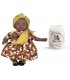Muñeca Maria C/Bebe Brown 45Cm 6450