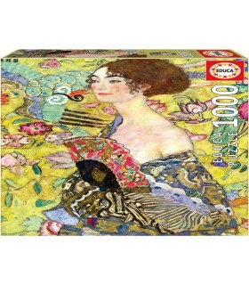 Puzzle 1000 Pcs Dama C/Abanico 19932    