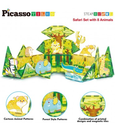 Bloques Magnetico Safari 8 Figuras 02014