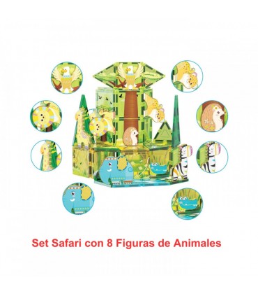 Bloques Magnetico Safari 8 Figuras 02014