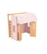 Cama Casita Natur 50x39x50 Ref: 21589
