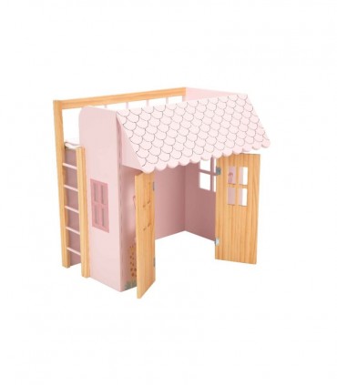 Cama Casita Natur 50x39x50 Ref: 21589