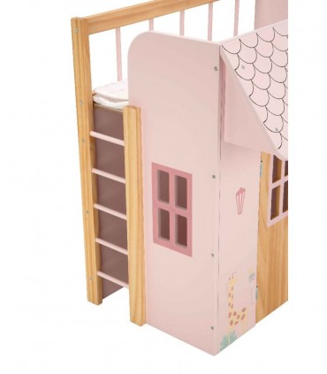 Cama Casita Natur 50x39x50 Ref: 21589