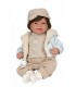 Muñeca Zoe Beige C/Pelo 45Cm Ref: 65369