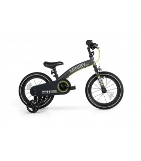 Bicicleta Miniby 14" 3 En 1 Verde 5987