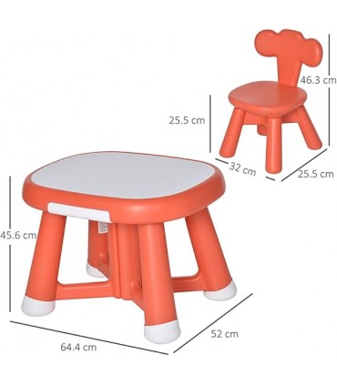 Set Mesa + 2 Sillas 64*52*45,5Cm 5924