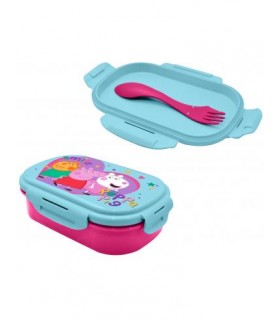 Sandwichera C/Cubierto peppa Pig PP17102
