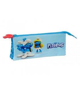 Portatodo Triple Los Pitufos 822405744