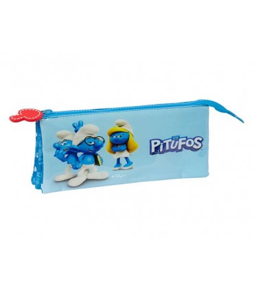Portatodo Triple Los Pitufos 822405744