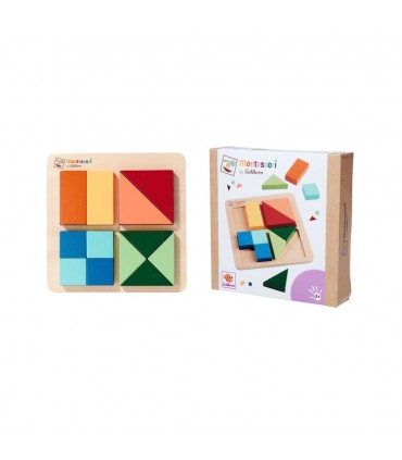 Puzzles Madera Formas Montessori 1000060