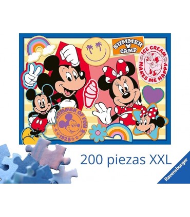 Puzzle Mickey,Minnie XXL 200Pcs 041368