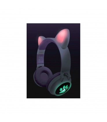 Auriculares Blueto. C/Orejas Gato HPBTKT