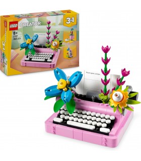 Maquina De Escribir C/ Flores Ref: 31169