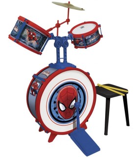 Bateria Spiderman C/Taburete Ref: 555