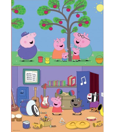 Puzzle 2 x 48 Pcs  Peppa Pig  Ref: 15920