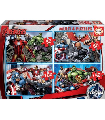 Multi 4 Puzzle Avengers Ref: 16331