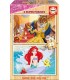 2 Puzzle Madera Princesas 17164