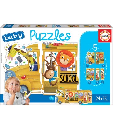 Baby Puzzles Bus Animalitos 17575
