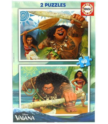 Puzzle 2 x 48 Pcs Vaiana Ref: 16952