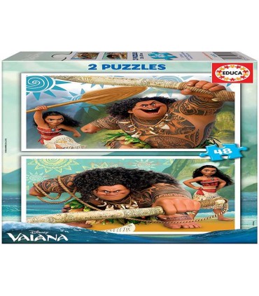 Puzzle 2 x 48 Pcs Vaiana Ref: 16952