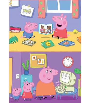 Puzzle 2 x 20 Pcs Peppa Pig Ref: 18087
