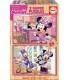 Puzzle 2*25Pcs Madera Minnie Ref:17625