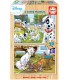 Puzzle 2*25 Pcs Disney Madera 18082