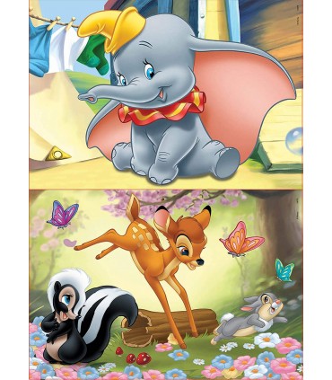 Puzzle 2*16 Pcs Disneys  Madera 18079