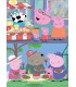 Puzzle 2 x 25 Pcs Madera Peppa Pig 18078
