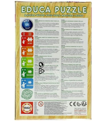 Puzzle 2 x 25 Pcs Madera Peppa Pig 18078