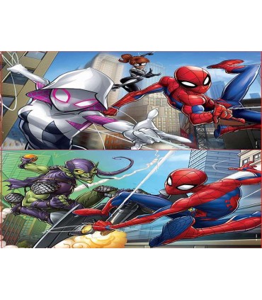 Puzzle 2 x 48 Pcs Spiderman Ref: 18099