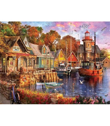 Puzzle 5000 Pcs Atardecer Puerto 18015