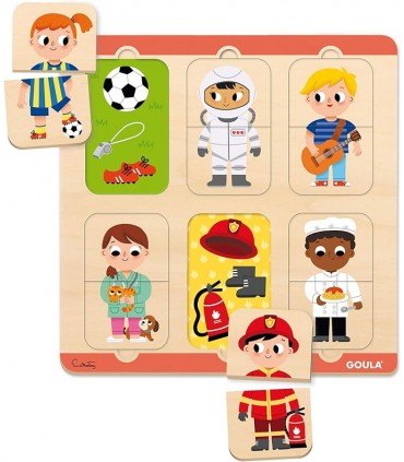 Puzzle Profesiones Educativo Ref: 54009