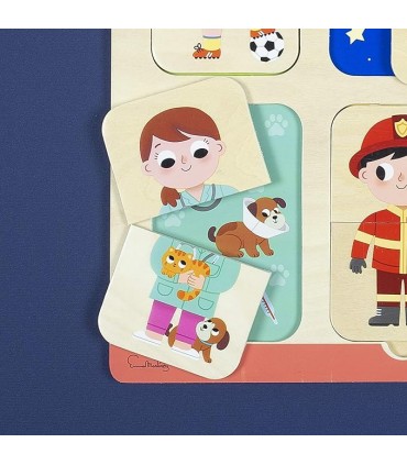 Puzzle Profesiones Educativo Ref: 54009