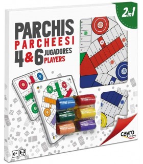 Tablero Parchis 6 Jugadores Ref: 096