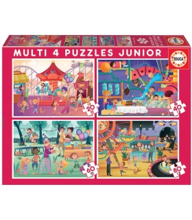 Multi 4 Puzzles Junior 18601