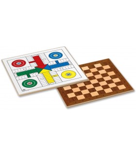 Tablero Parchis +  Ajedrez T139