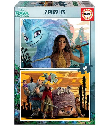 Puzzle 2 x 48 Raya Dragon Ref: 18882