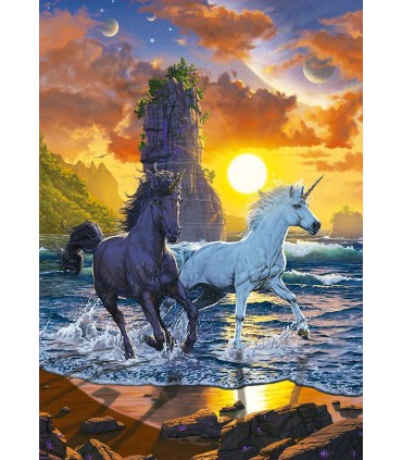 Puzzle 1000 Pcs Unicorns Beach Ref:19025