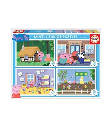Multi 4 Puzzles Peppa Pig Ref: 18645