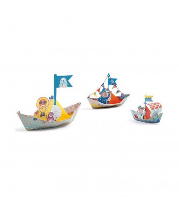Papiroflexia Origami Barcos Flotantes DJ